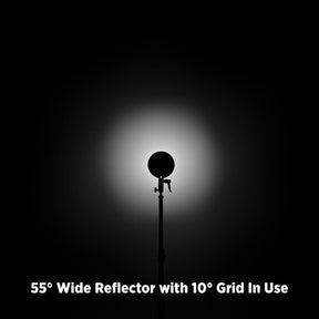 55-Degree Wide Umbrella Reflector with Honeycomb Grids (FJ800, FJ400, FJ400 II, FJ400-SE, FJ250, Bowens)