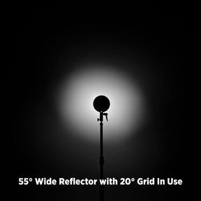55-Degree Wide Umbrella Reflector with Honeycomb Grids (FJ800, FJ400, FJ400 II, FJ400-SE, FJ250, Bowens)