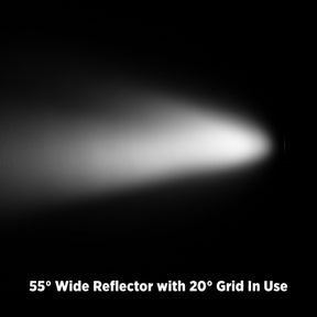 55-Degree Wide Umbrella Reflector with Honeycomb Grids (FJ800, FJ400, FJ400 II, FJ400-SE, FJ250, Bowens)