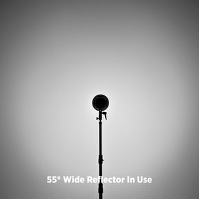 55-Degree Wide Umbrella Reflector with Honeycomb Grids (FJ800, FJ400, FJ400 II, FJ400-SE, FJ250, Bowens)