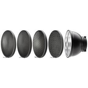 55-Degree Wide Umbrella Reflector with Honeycomb Grids (FJ800, FJ400, FJ400 II, FJ400-SE, FJ250, Bowens)