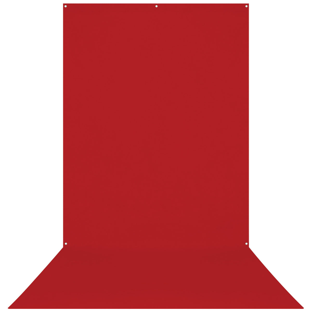 X-Drop Wrinkle-Resistant Backdrop - Scarlet Red (5' x 12')