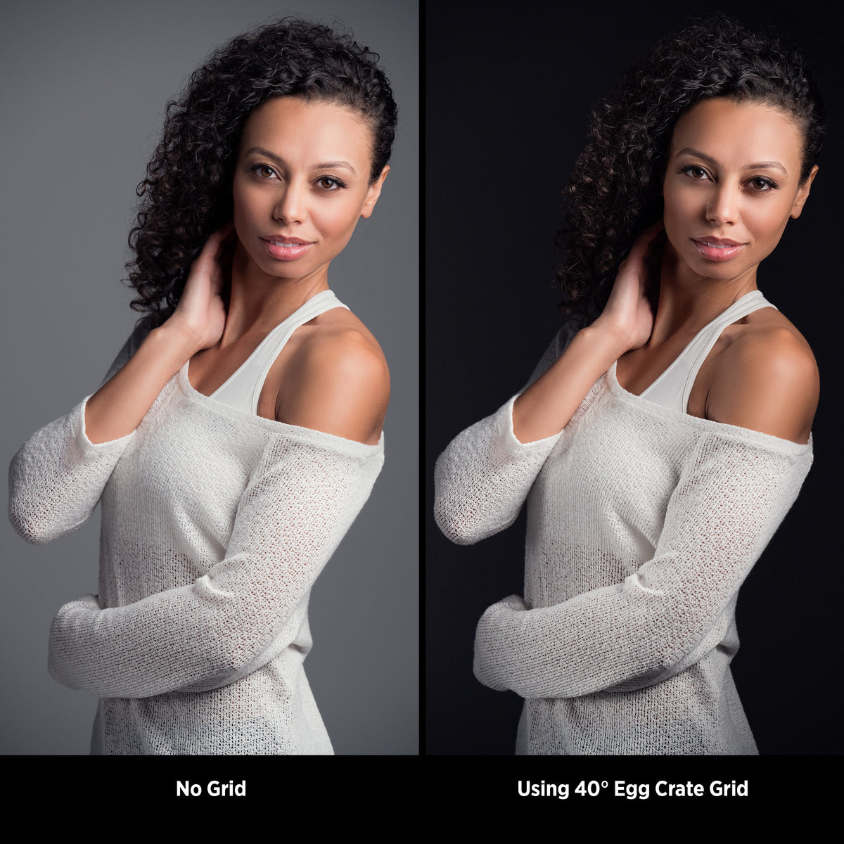 40-Degree Egg Crate Grid for ClickBox 1x3