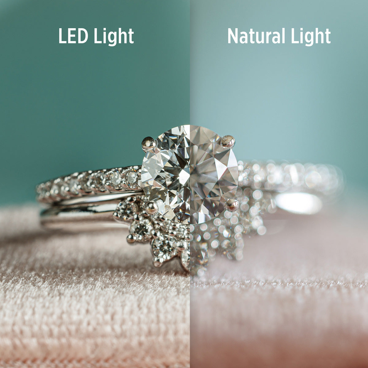 LED vs. Natural Light in Jewelry Photography