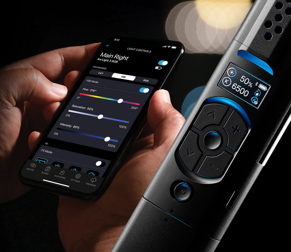 Ice Light 3 Handle & App Controls